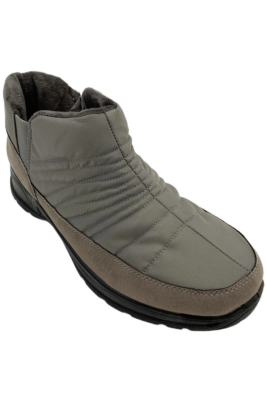 Easy Dry Women's Jax Zip-Up Ankle Boot Grey - Medium